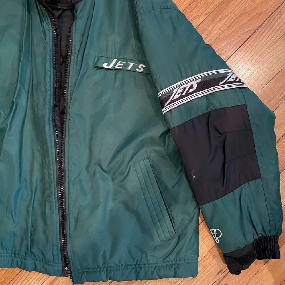 Pro player NY Jets football nylon jacket